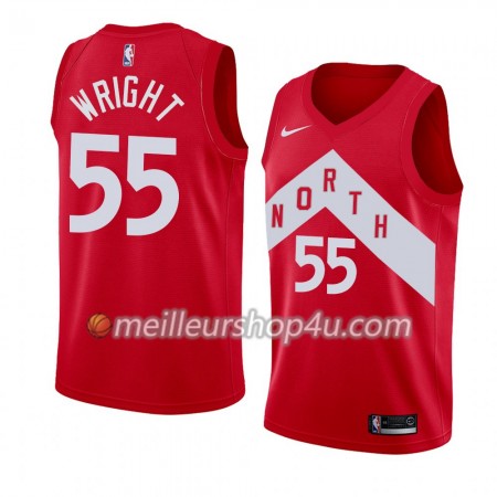 Maillot Basket Homme Toronto Raptors Delon Wright 55 2018-19 Nike Rouge Swingman